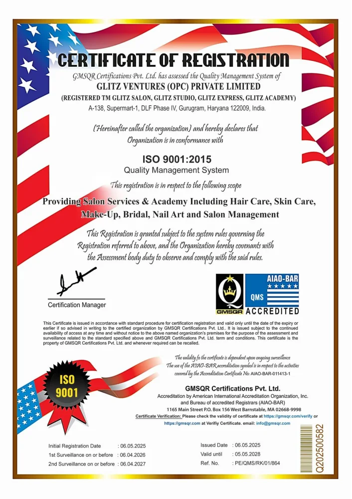 ISO 9001:2015 Certified Award Certificate